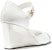 (Women) Chanel Leather Low Wedge High Heels 'White Comfort' 7.5cm G45422-B15244-NU052