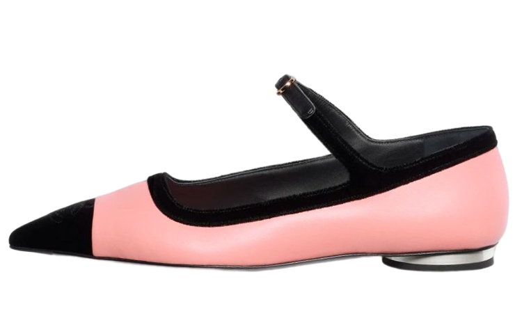 (Women) Chanel Leather Mary Jane Flat 'Pink' G39604-Y56201-K5196