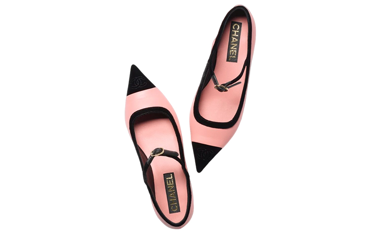 Lookbook (W) シャネル ピンク レザー メリージェーン フラット G39604-Y56201-K5196