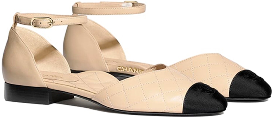 (W) Bailarinas Chanel de Piel Mary Jane 'Beige' G36048-Y50387-C0204 Order (W) Bailarinas Chanel de Piel Mary Jane 'Beige' G36048-Y50387-C0204