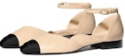 Lookbook (W) Chanel Kulit Mary Jane Flats 'Beige' G36048-Y50387-C0204