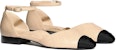 (W) Chanel Kulit Mary Jane Flats 'Beige' G36048-Y50387-C0204