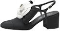 Buy (W) Chanel Kulit Mule 'Tumit Blok Hitam' G45307-X05912-94305