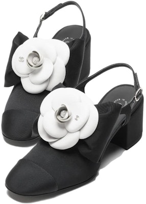 (W) Chanel Kulit Mule 'Tumit Blok Hitam' G45307-X05912-94305 Lookbook (W) Chanel Kulit Mule 'Tumit Blok Hitam' G45307-X05912-94305