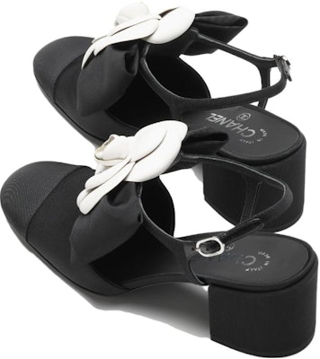 (W) Chanel Kulit Mule 'Tumit Blok Hitam' G45307-X05912-94305 Shop (W) Chanel Kulit Mule 'Tumit Blok Hitam' G45307-X05912-94305