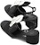 (W) Chanel Kulit Mule 'Tumit Blok Hitam' G45307-X05912-94305