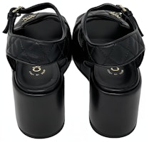 (W) 샤넬 가죽 오픈토 버클 블랙 '패션 샌들 슬라이드' G39918-X01000-94305 Purchase (W) 샤넬 가죽 오픈토 버클 블랙 '패션 샌들 슬라이드' G39918-X01000-94305