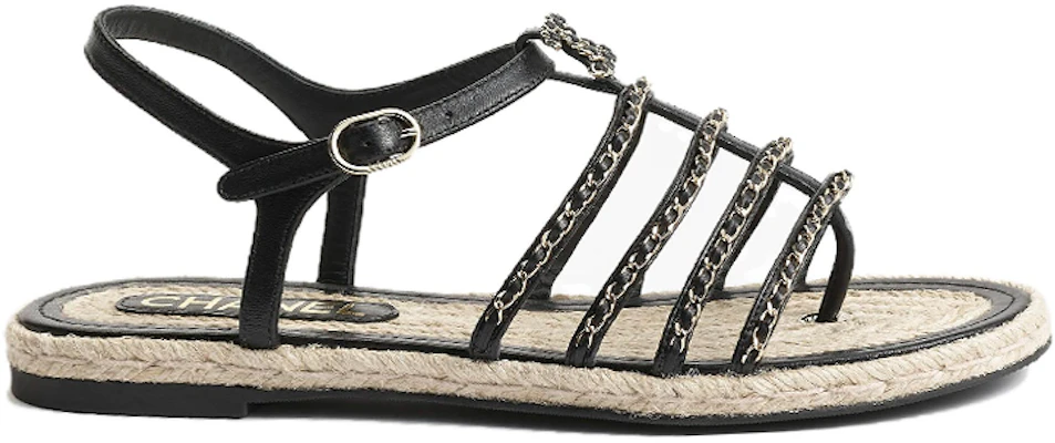 (W) Sandali Aperti in Pelle Chanel ''Neri'' G45050-X01000-94305 Order (W) Sandali Aperti in Pelle Chanel ''Neri'' G45050-X01000-94305