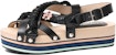(W) Sandal Fesyen Terbuka Tapak Tinggi Kulit Chanel 'Hitam' G45170-B13985-94305