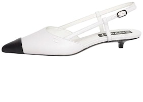 (Women) Chanel Leather Pointed-Toe 'Fashion Sandals White' G39537-X01000-K5170 (Women) Chanel Leather Pointed-Toe 'Fashion Sandals White' G39537-X01000-K5170