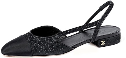 (Women) Chanel Leather Pointed Toe Slip-On 'Black Chunky Heel' G31319Y56445K559437H20C (Women) Chanel Leather Pointed Toe Slip-On 'Black Chunky Heel' G31319Y56445K559437H20C