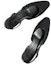 Lookbook (W) Chanel Kasut Kulit Tumit Tebal 'Hitam' Slip-On Hujung Runcing G31319Y56445K559437H20C