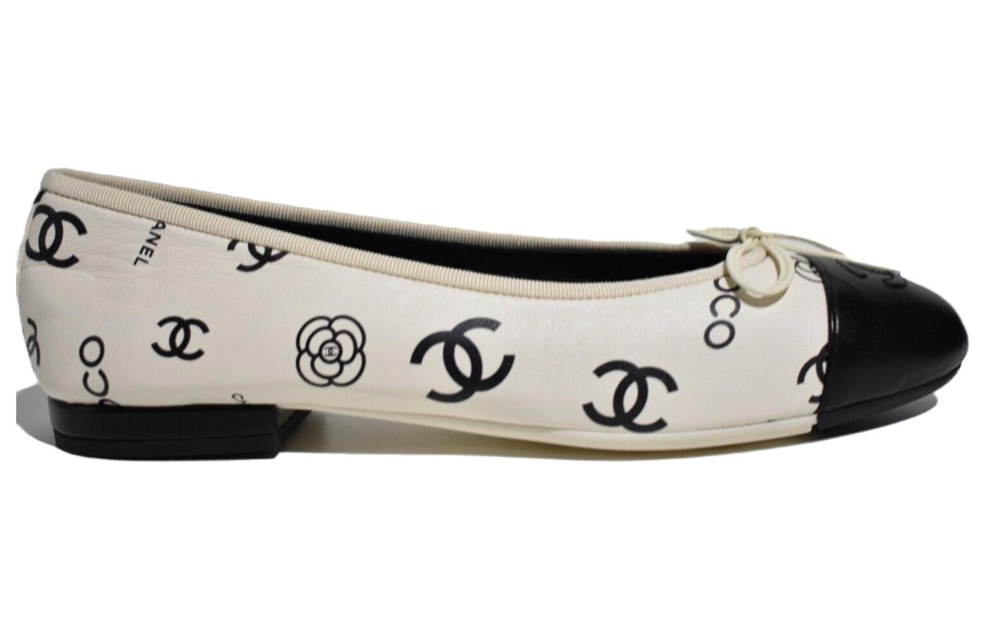 Order (W) Chanel Slip-On in Pelle Stampata Punta Tonda ''Casual Bianco'' G39808-Y56339-K5342