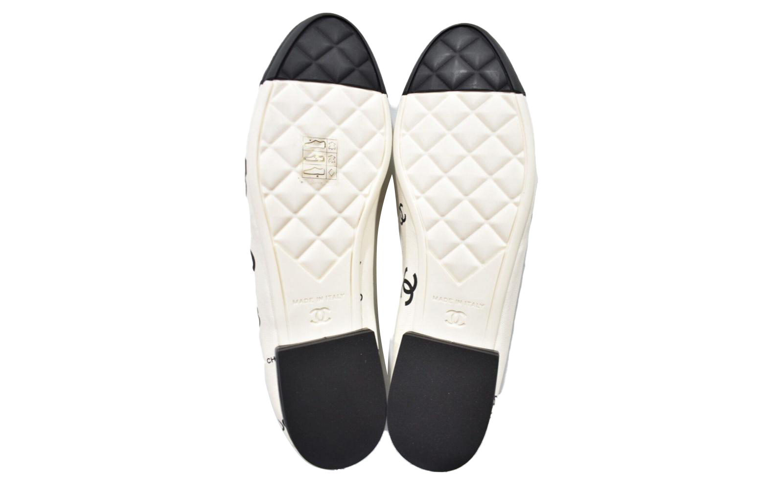 Purchase (W) Chanel Slip-On in Pelle Stampata Punta Tonda ''Casual Bianco'' G39808-Y56339-K5342