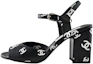 Buy (W) Chanel Leder Rundzehen-Sandalen mit Schnalle und Blockabsatz ''8.5cm Schwarz'' G38973-X56530-K4210