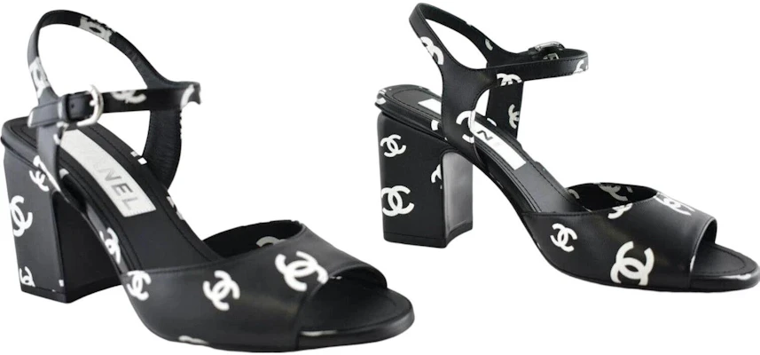 (W) Chanel Leder Rundzehen-Sandalen mit Schnalle und Blockabsatz ''8.5cm Schwarz'' G38973-X56530-K4210 Order (W) Chanel Leder Rundzehen-Sandalen mit Schnalle und Blockabsatz ''8.5cm Schwarz'' G38973-X56530-K4210
