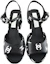 Lookbook (W) Chanel Leder Rundzehen-Sandalen mit Schnalle und Blockabsatz ''8.5cm Schwarz'' G38973-X56530-K4210