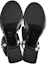 Purchase (W) Chanel Leder Rundzehen-Sandalen mit Schnalle und Blockabsatz ''8.5cm Schwarz'' G38973-X56530-K4210