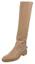 Order (W) Chanel Lederen Comfortabele Hoge Laarzen met Ronde Neus ''Beige'' G39171-X56609-0P147