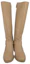 Lookbook (W) Chanel Lederen Comfortabele Hoge Laarzen met Ronde Neus ''Beige'' G39171-X56609-0P147