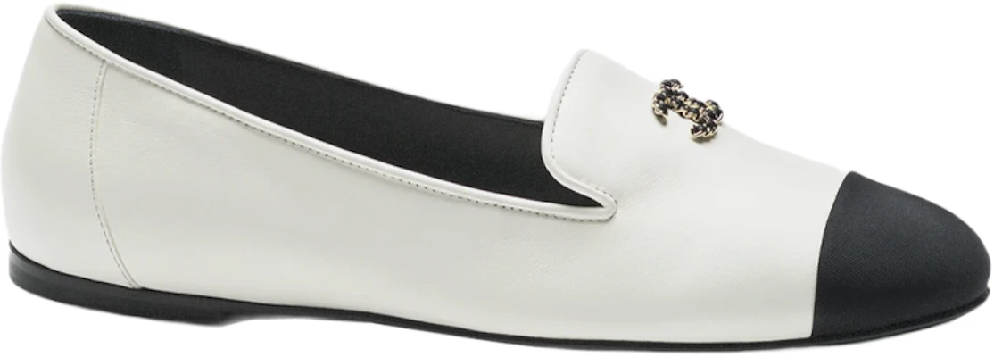 (W) Chanel Slip-On in Pelle Punta Tonda ''Bianca'' G45276-B14422-NS082 Buy (W) Chanel Slip-On in Pelle Punta Tonda ''Bianca'' G45276-B14422-NS082