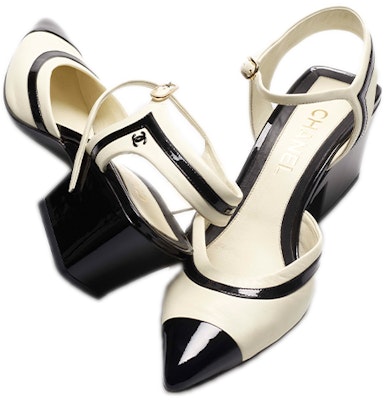 (W) Chanel Zapatos de Cuero Punta Redonda Tacón Bajo 'Negro y Blanco' G38846-Y55779-K4073 Shop (W) Chanel Zapatos de Cuero Punta Redonda Tacón Bajo 'Negro y Blanco' G38846-Y55779-K4073