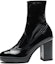 Buy (W) Chanel Bootie Kulit Hitam Hujung Bulat Slip-On G45322-B14606-94305