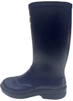 (Women) Chanel Leather Round Toe High-Top Boot 'Dark Blue' G38355-X56326-0P205 (Women) Chanel Leather Round Toe High-Top Boot 'Dark Blue' G38355-X56326-0P205