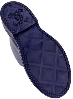 (Women) Chanel Leather Round Toe High-Top Boot 'Dark Blue' G38355-X56326-0P205 Shop (Women) Chanel Leather Round Toe High-Top Boot 'Dark Blue' G38355-X56326-0P205
