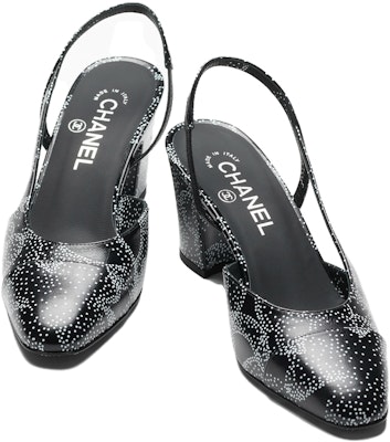 (Women) Chanel Leather Round Toe Slip-On Chunky Heel 'Black' G31318-B14610-NS458 Lookbook (Women) Chanel Leather Round Toe Slip-On Chunky Heel 'Black' G31318-B14610-NS458
