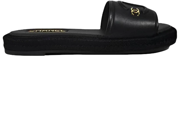 (W) Sandales En Cuir Chanel Bout Rond Slip-On ''Noir'' G39778-X56890-94305 Order (W) Sandales En Cuir Chanel Bout Rond Slip-On ''Noir'' G39778-X56890-94305