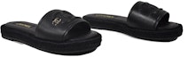 Purchase (Women) Chanel Leather Round Toe Slip-On Sandals 'Black' G39778-X56890-94305