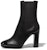 (W) Chanel But Chelsea Kulit Slip-On Jari Bulat 'Hitam' G36413-Y54110-94305