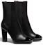 Lookbook (W) Chanel Leren Chelsea Boots Rond Neus Slip-On Kort ''Zwart'' G36413-Y54110-94305