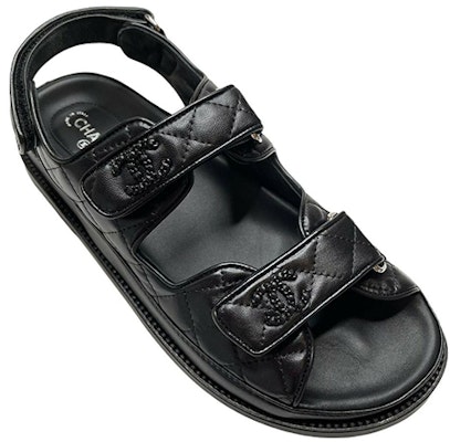 (Women) Chanel Leather Sandal 'Black Fashion Casual' G31848-X01000-94305 Order (Women) Chanel Leather Sandal 'Black Fashion Casual' G31848-X01000-94305