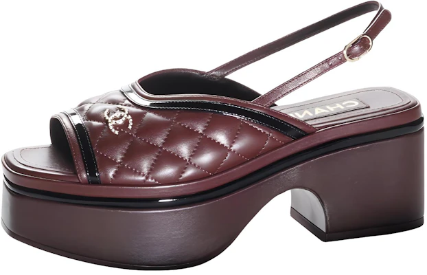 (Women) Chanel Leather Sandal 'Burgundy Elegance' G45009-B13063-NO788 Buy (Women) Chanel Leather Sandal 'Burgundy Elegance' G45009-B13063-NO788