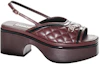 Order (Women) Chanel Leather Sandal 'Burgundy Elegance' G45009-B13063-NO788
