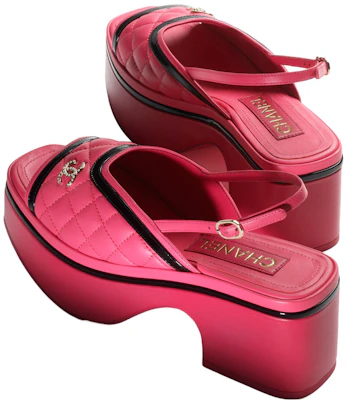 (W) Sandalias de Cuero Chanel 'Rosa' G45009-B13063-NO785 Shop (W) Sandalias de Cuero Chanel 'Rosa' G45009-B13063-NO785