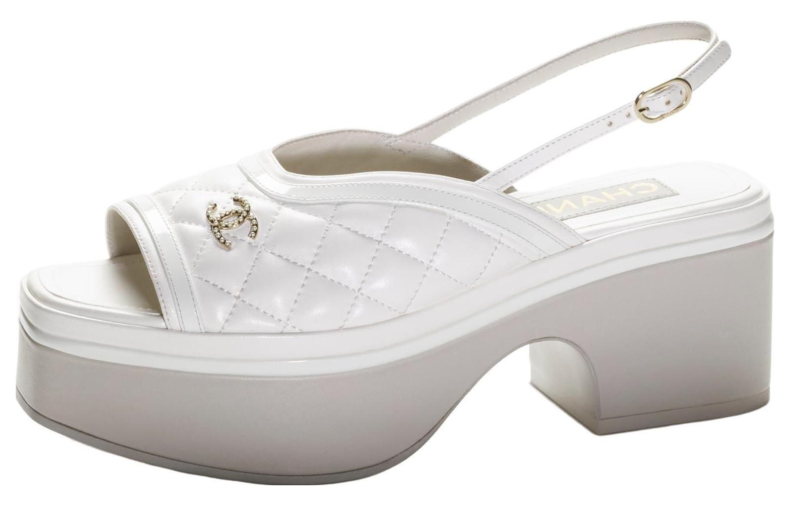 (W) Chanel Leather Slide Sandal 'Simplicity CMFT'