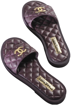 (Women) Chanel Leather Slip-On 'Burgundy' G45014-X01000-NO867 Shop (Women) Chanel Leather Slip-On 'Burgundy' G45014-X01000-NO867