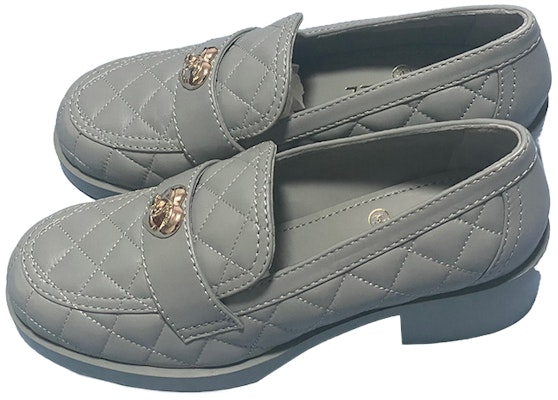 (Women) Chanel Leather Slip-On Block Heel 'Grey' G39697-X01000-0S075 Lookbook (Women) Chanel Leather Slip-On Block Heel 'Grey' G39697-X01000-0S075
