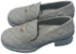 (W) Chanel Kasut Kulit Slip-On Block Tumit 'Kelabu' G39697-X01000-0S075