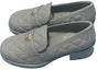 Lookbook (W) Chanel Kasut Kulit Slip-On Block Tumit 'Kelabu' G39697-X01000-0S075