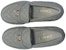 (W) Chanel Kasut Kulit Slip-On Block Tumit 'Kelabu' G39697-X01000-0S075