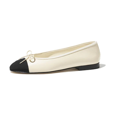 (W) Chanel Leather Slip-On 'Beige'