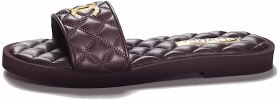 (Women) Chanel Leather Slip-On 'Burgundy' G45014-X01000-NO867 (Women) Chanel Leather Slip-On 'Burgundy' G45014-X01000-NO867