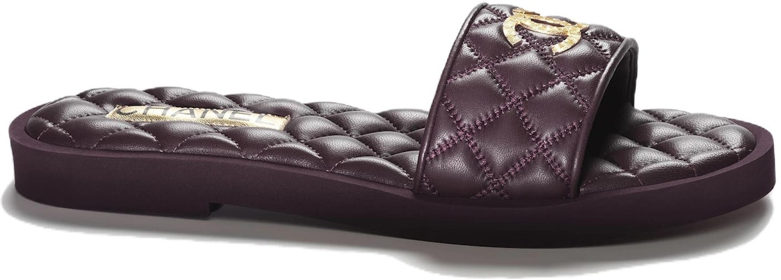 (W) シャネル スリップオン バーガンディ (Chanel Slip-on Burgundy) G45014-X01000-NO867 Order (W) シャネル スリップオン バーガンディ (Chanel Slip-on Burgundy) G45014-X01000-NO867