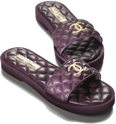 (W) シャネル スリップオン バーガンディ (Chanel Slip-on Burgundy) G45014-X01000-NO867 Lookbook (W) シャネル スリップオン バーガンディ (Chanel Slip-on Burgundy) G45014-X01000-NO867