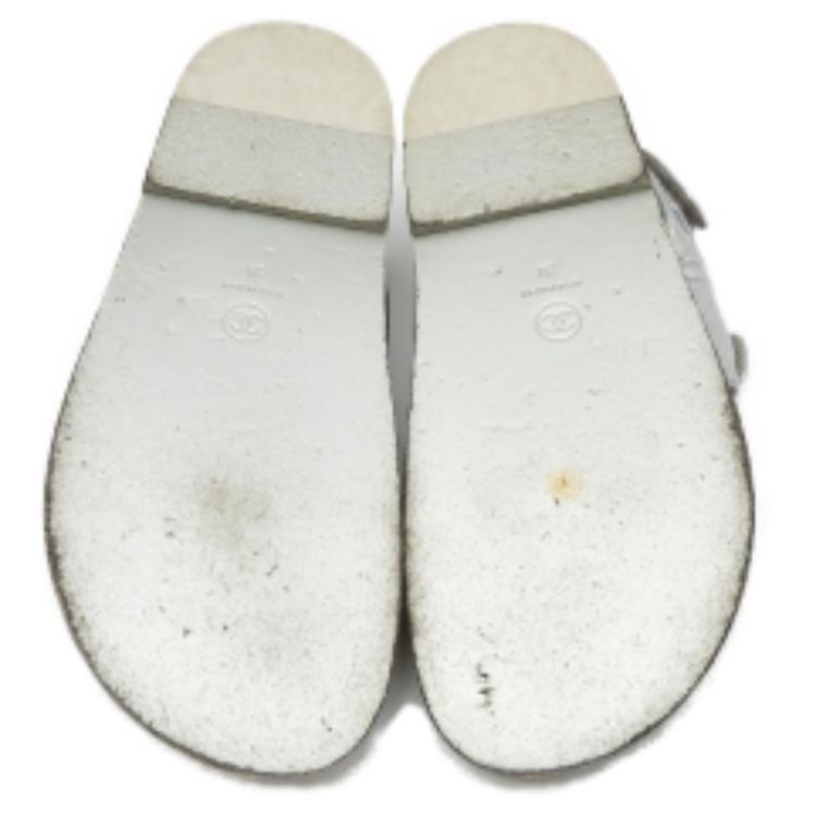 Details for (W) シャネル レザー ベルクロ サンダル (シルバー) G35927-X56884-0S304