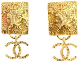 (Women) CHANEL Leo Earrings Women Gold AB8777-B08712-NJ356 (Women) CHANEL Leo Earrings Women Gold AB8777-B08712-NJ356